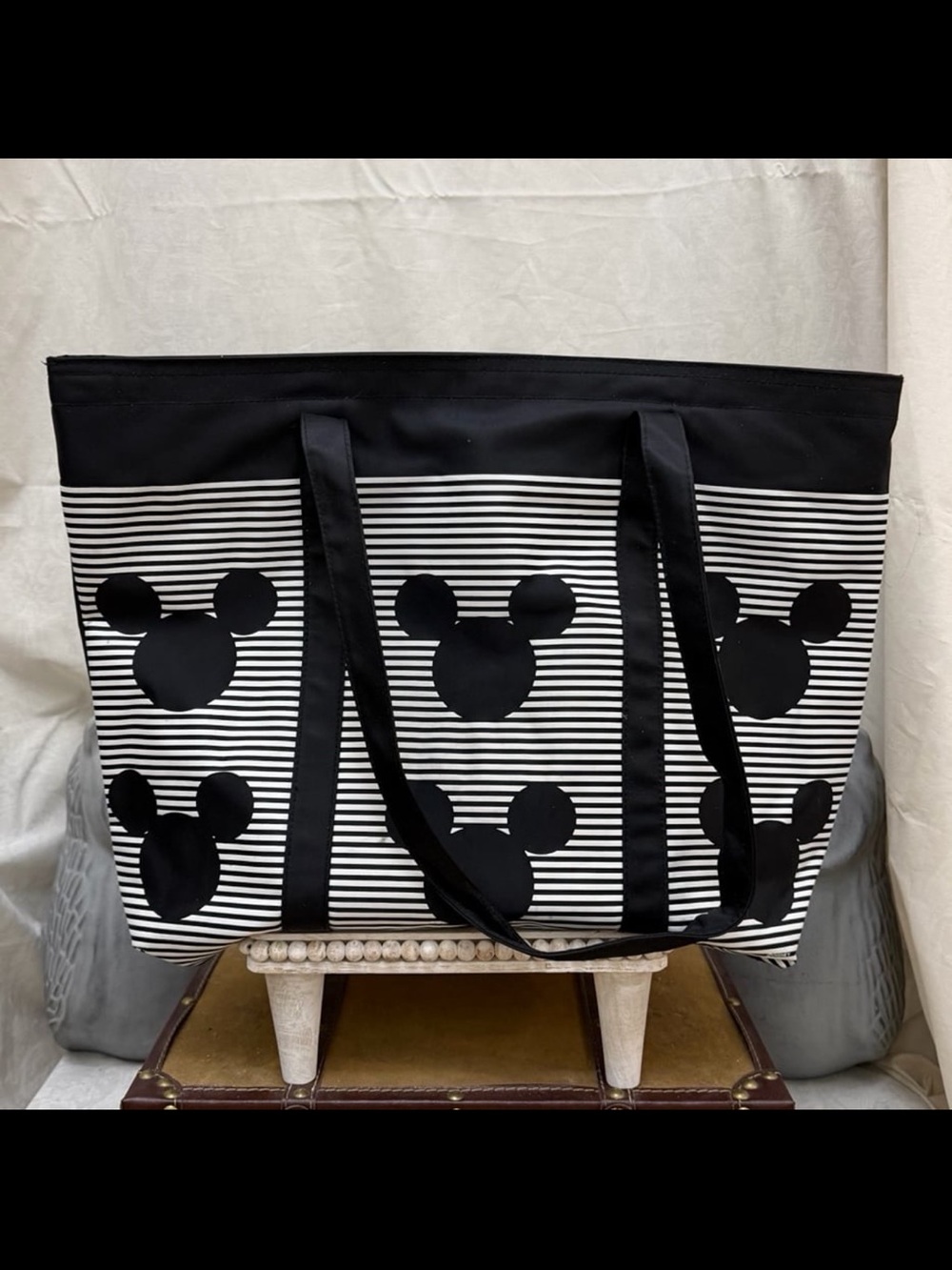 ⚡️⭐️Disney Parks Mickey Mouse Striped Tote Bag